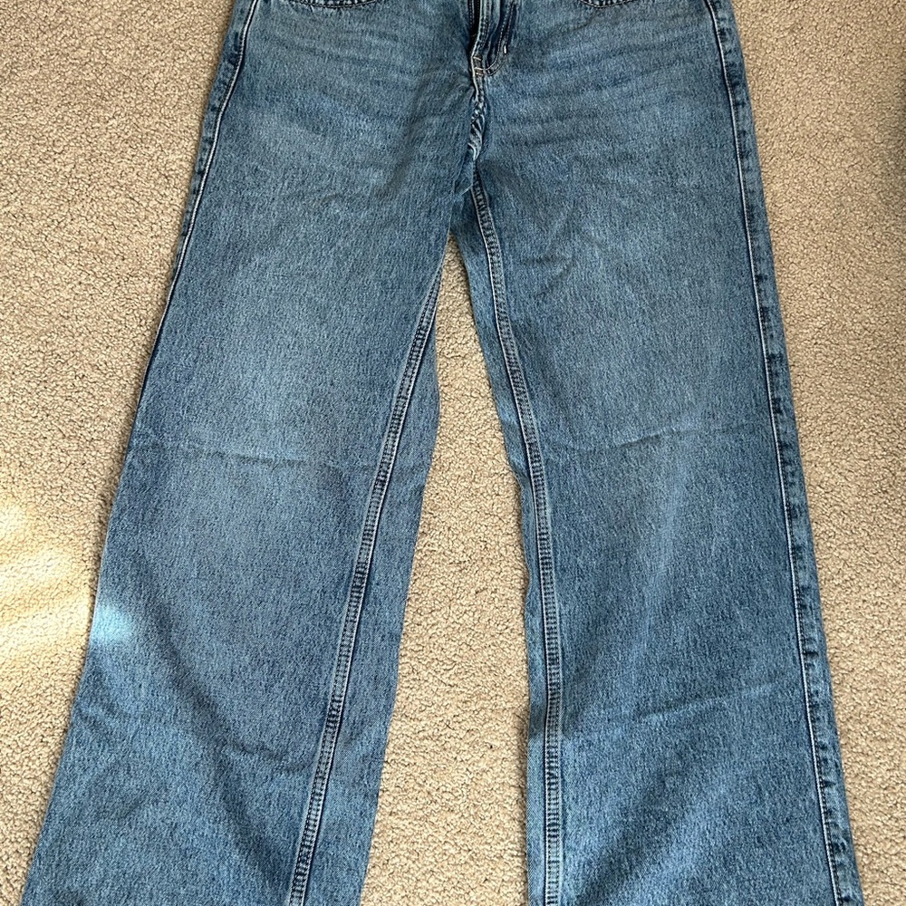Hollister Women's Straight Leg Blue Jeans